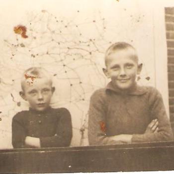 oude foto 2 kinderen